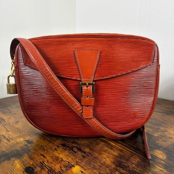 Louis Vuitton Vintage Bag Jeune Fille Brown Epi Leather Crossbody - Picture 1 of 16